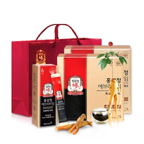 (Self-operated) Validity period special price] Korean Korean ginseng 6-year-old root red ginseng concentrate 10ml*30 packs*2 boxes of nourishing