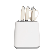 (Self-operated) Wenlun Mountain Pebble Knife Kitchen Set Combination Kitchen Knife Home Cutting Board Chopping Board Knife Holder