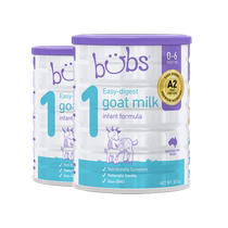 (Autonome) mise à niveau du nouveau produit) bubs baby 1 segment a2 formule probiotique dha bébé lait de chèvre en poudre 800g * 2