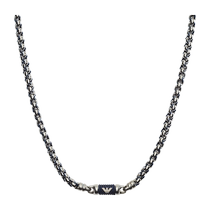 (Self-operated) Armani classic LOGO Cuban necklace mens Eagle brand trendy hip-hop exquisite official gift for boyfriend