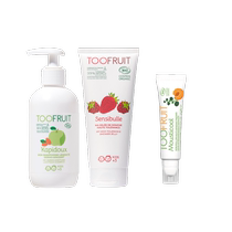 (Self-operated) toofruit organic childrens shampoo shower gel anti-itch cream summer care set