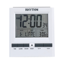 (Self-operated) Lisheng Electronic Alarm Clock Dual Alarm Student Desk Clock Calendar Week Temperature Intelligent Snooze Clock