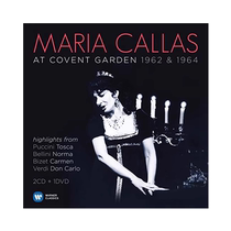 (self-salarié) robe originale Maria Callas on the Covent Garden Classical European edition DVD 2CD Records