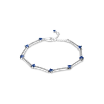 (Self-operated) Pandora Pandora Sparkling Pavé Pavé Chain Bracelet 925 Silver Niche Light Luxury Exquisite
