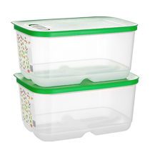 (Self-operated) Tupperware household refrigerator refrigerated crisper new smart eye 4 4L large capacity storage with ventilation holes