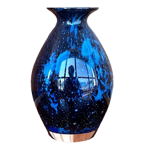 Onde de fumée Japon Kurokawa Large-media player for glass starry Cloud Series Episode Flower Vase Japanese-style Living Room