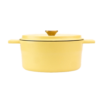 (Self-operated) zuutii enamel pot cast imported iron pot 24cm stew pot stew pot stew pot multi-functional soup pot