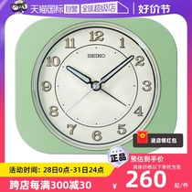 (Self-operated) New SEIKO Seiko small alarm clock snooze alarm luminous night light desktop electronic clock