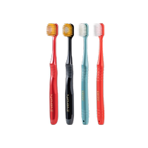 (Self-operated) Huibaishi 48-hole 4-piece soft feather toothbrush classic wide-head toothbrush family combination toothbrush