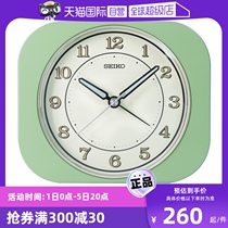 (Self-operated) New SEIKO Seiko small alarm clock snooze alarm luminous night light desktop electronic clock