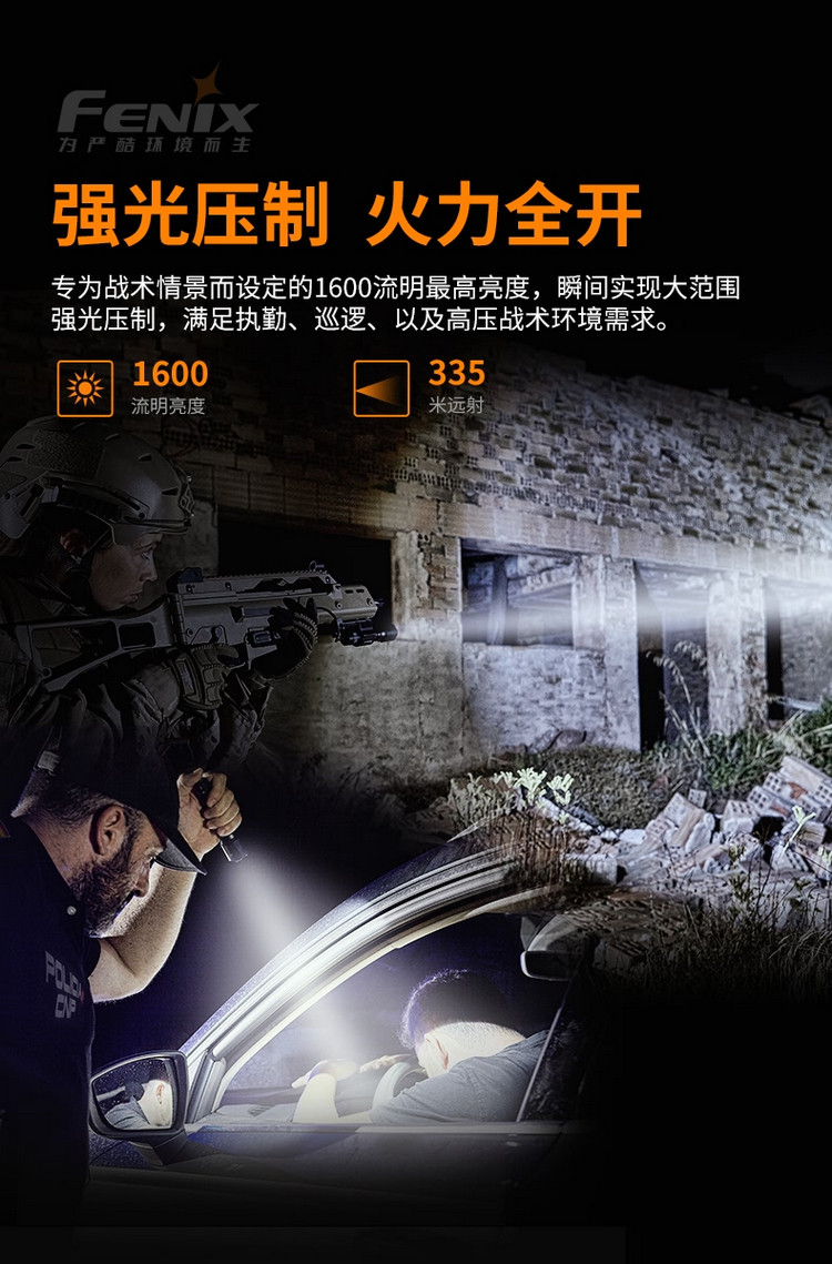 Финикс alex Fenix TK11 TAC 1600 просвет тактический фонарик 1*18650 FENIX 
