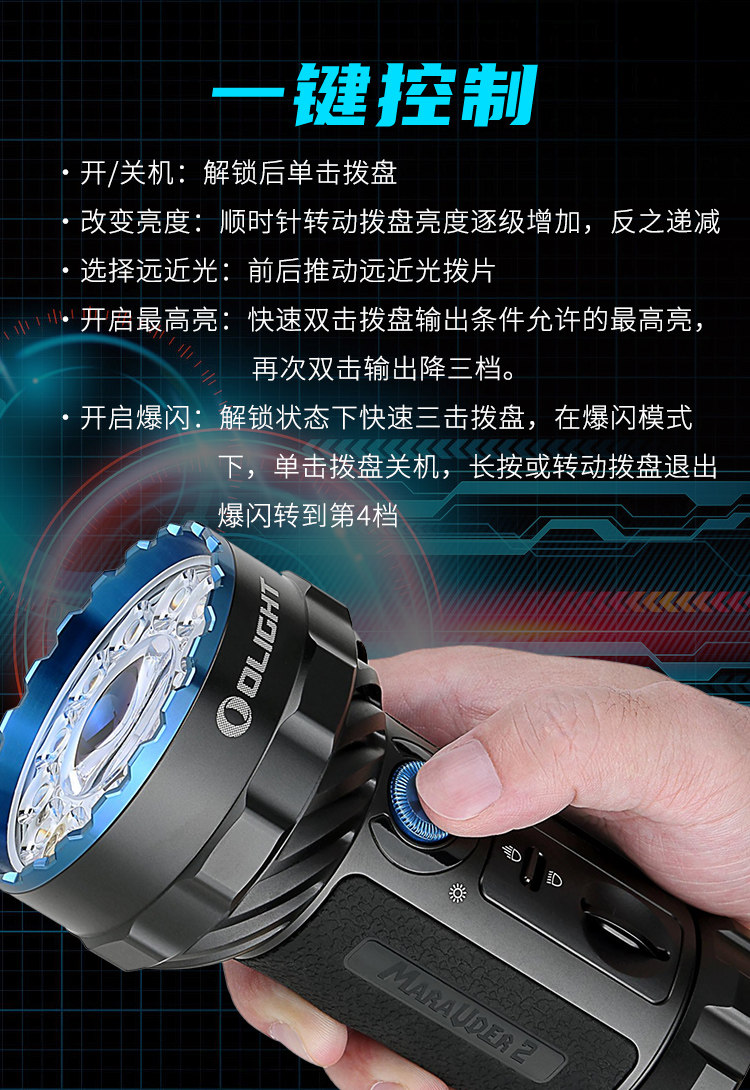 Olight Ao Lei Marauder Glunder 2 собрание прожектор 14000 просвет 30W двусторонний Быстрая зарядка яркий свет фонарик olight 
