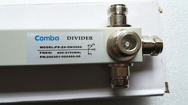 Jingxin high quality cavity four power divider 800-2700M one minute four 1 minute 4 mobile signal WIFI