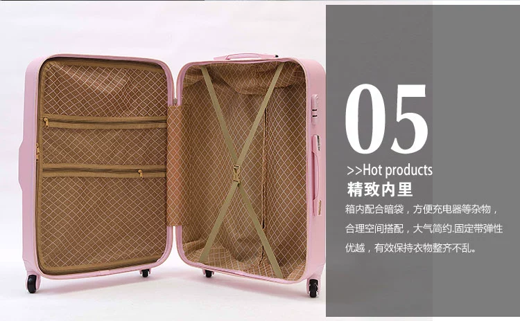 Vali hộp da nam 20 inch dễ thương xe đẩy trường hợp nữ Hàn Quốc phiên bản 24 inch nhỏ vali tươi sinh viên hộp mật khẩu