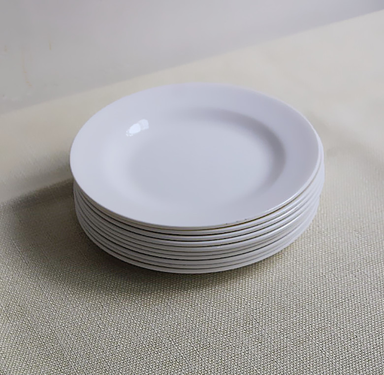 Table Spitting Bones Fish Sprinted plate Plastic Slag Disc of Melamine Dry Fruits Imitation Porcelain Disc Basin