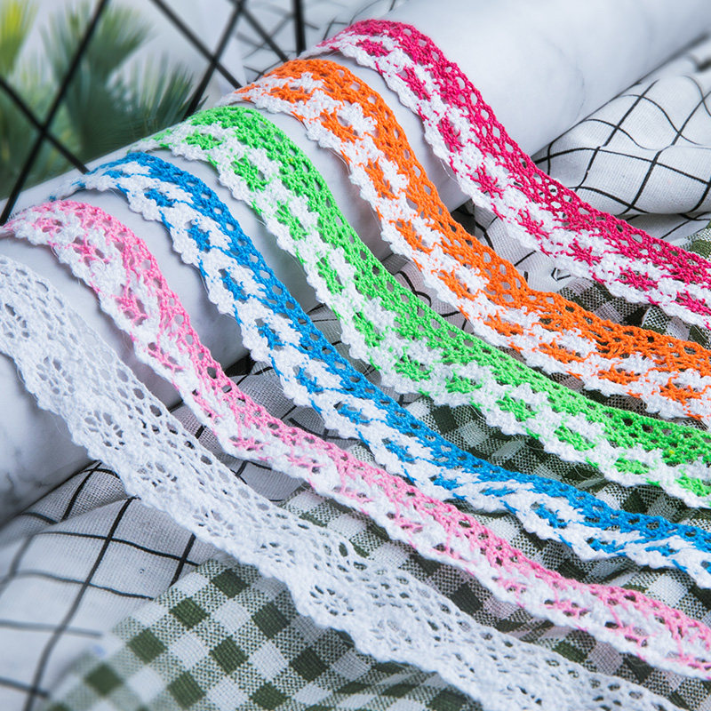 Pure cotton hollow lace lace clothing accessories with narrow handmade DIY material curtain sofa art decorative lace
