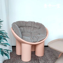 ins net red lazy sofa chair Nordic designer creative furniture elephant leg stool outdoor single leisure chair