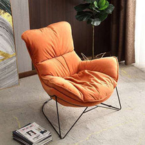 Italian light luxury net red single reclining chair ins style designer living room snail chair medieval leisure lazy sofa chair