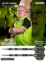 WINMAU Weimar MVG Van Gwen Trilogy Trilogy Black gold professional competition Soft-style dart