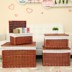 hòm đựng đồ Trang chủ gia đình thiết bị lưu trữ quần áo mỹ phẩm đồ chơi mảnh vỡ lưu trữ giỏ hộp máy tính để bàn hộp đựng đồ ăn Trang chủ