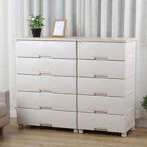 Tianma storage cabinet Children Baby baby Drawer Wardrobe plastic thick multi-layer finishing locker cabinet