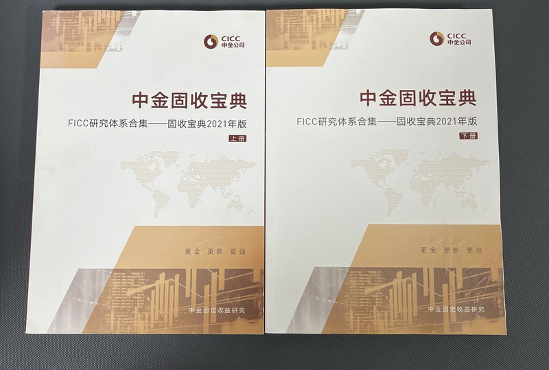 Second-Hand Genuine 2021 China Securities Exchange Group Fixed Income Securities Handbook Ficc Research System Collection (Volume 1 and 2)