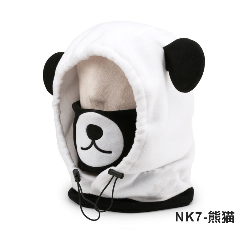 Ski sleeve headgear helmet headgear headgear male and female ski headgear mask anti-cold and warm small animal children ski protective face