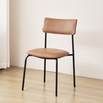Fashion convenient dining chair comfortable backhome seat cosmetic chair packing saddle chair iron office chair