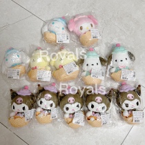Spot Sanrio Ice Cream Cone Series Dolls Kurome Melody Pudding Dog Cinnamon Dog Pacha Dog