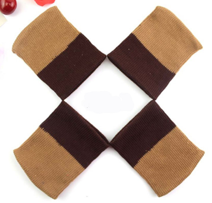 NO 2 large number thickened knit wool line chair foot cover leg sleeve chair foot sleeve bench foot sleeve single