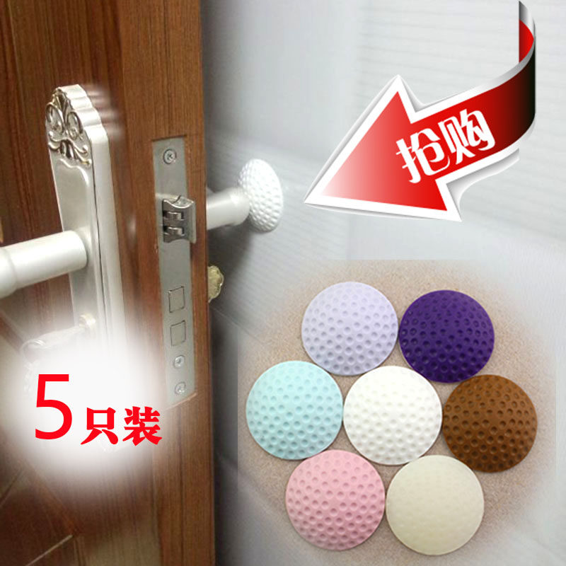 5 only new thickened wall anti-crash cushion door rear silent anti-crash patch door knob door bumper sticker door bumper
