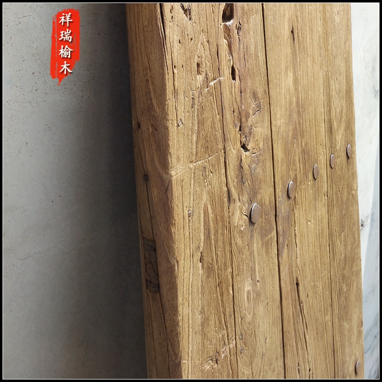 Bảng điều khiển cửa cũ 榆 gỗ và bàn ăn gỗ rắn cũ - Bàn / Bàn 	bộ bàn ghế gỗ cổ điển	