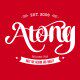ATONG阿瞳牛社的LOGO