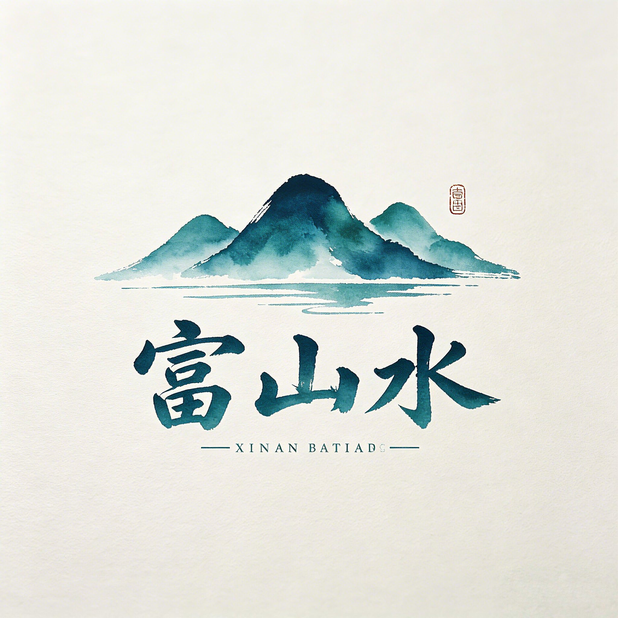 富山水庭院景观工程定制的LOGO