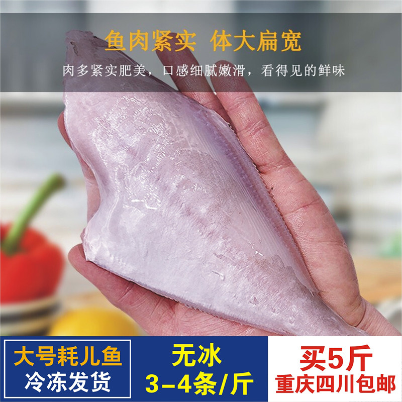 Large consumption fish 500g peeled fish seafood rubber fish horse noodle fish fresh frozen fish hot pot peeled fish