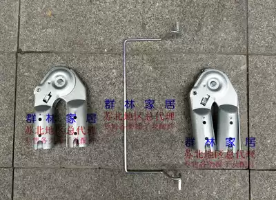 Multifunctional joint dual-purpose Bamboo elevator aluminum alloy herrthrough telescopic staircase accessories round joint tie rod