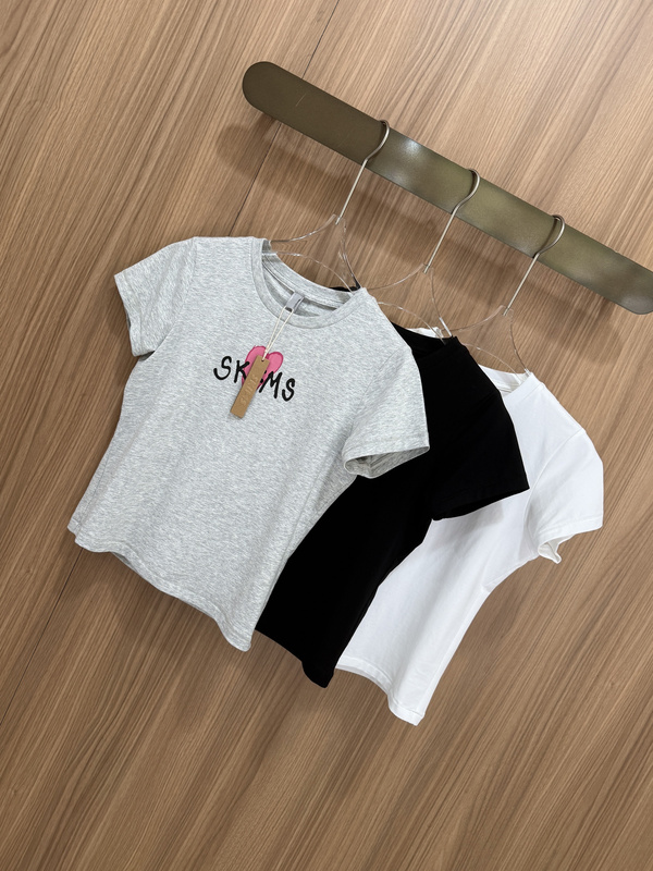 Kardashian Love Angel Cupid Print Round Neck Slim Fit Versatile Pure Cotton T-Shirt Short Sleeve