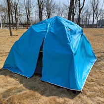 Tent Anti-Rain Hood Jacket Single Double Tent Hood Sun Protection Anti-UV Windproof Waterproof Warm Shade Tarpaulin