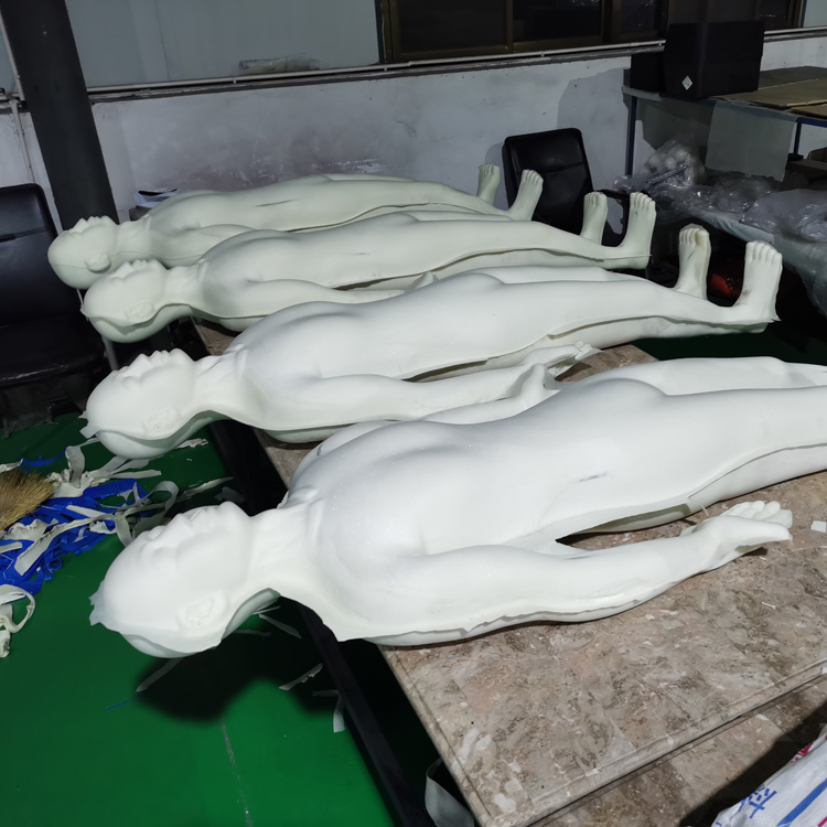 Foaming male dummy film and television shooting movie corpse model props escape horror scene male sponge man