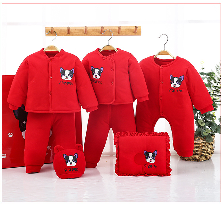 Áo khoác cotton cho bé mùa đông phù hợp với quần áo sơ sinh cotton sơ sinh trăng tròn cho bé đồ chơi cho bé sơ sinh