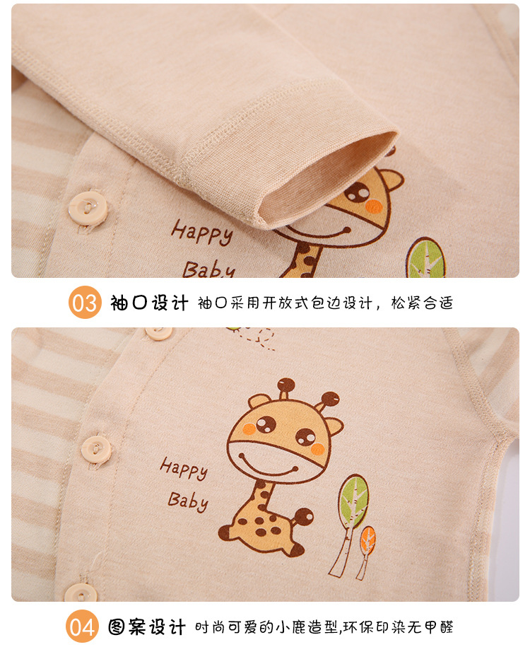 Quần áo sơ sinh cotton phù hợp với mùa xuân và mùa hè trăng tròn cho bé sơ sinh 0-3 tháng 6 mùa thu và mùa đông cung cấp hộp quà cho bé đồ chơi cho bé 3 tháng