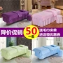 Beauty bedspread gia đình massage bedspread của bốn bộ bốn thẩm mỹ viện và massage therapy khăn trải giường bedspread chăn Beauty - Trang bị tấm mua ga giường spa