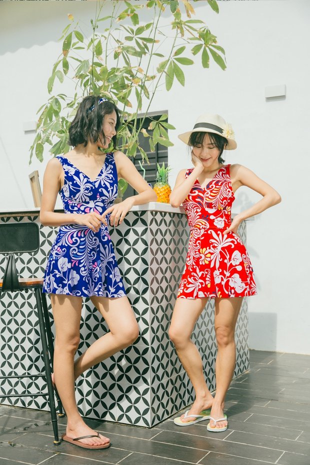 2018 Bà Plus Phân bón Plus Kích thước áo tắm một mảnh Hoa cúc bảo thủ Trung niên Đồ bơi mỏng áo tắm 1 mảnh