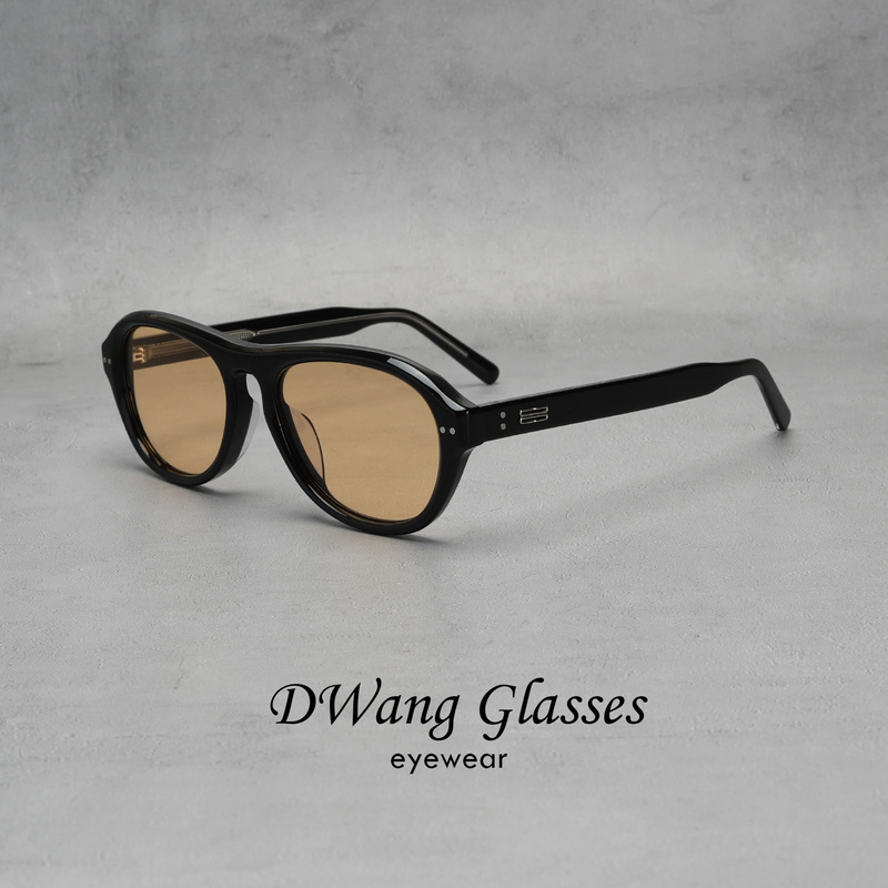 Dwang/Textured Plate Thick Frame High-Definition Nylon Lens Sunglasses Retro Large Frame Unisex Uv Protection Sunglasses Dwang/Textured Plate Thick Frame High-Definition Nylon Lens Sunglasses Retro Large Frame Unisex Uv Protection Sunglasses