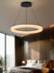 Italian Minimalist Living Room Chandelier, Simple Modern Designer Light Luxury High-End Atmospheric Circular Villa Dining Room Bedroom Lamp