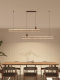 Medieval-Style Restaurant Chandelier, Bar Counter Lamp, French Designer Light Luxury Study Room Linear Strip Lamp, Retro Tea Room Lighting Fixtures
