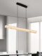 Italian Minimalist Restaurant Chandelier, Modern Simple Light Luxury Strip Light, Designer Dining Table Island High-End Linear Lighting Fixture