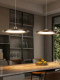 Italian Minimalist Restaurant Chandelier Modern Minimalist Bauhaus Flying Saucer Designer Round Table Bar Island Pendant Lighting