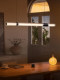 Italian Minimalist Restaurant Chandelier, Modern and Simple Designer Light Luxury High-End Linear Strip Island Table Chandelier