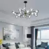 Living room chandelier Nordic simple modern atmosphere Home light luxury bedroom Magic bean molecular dining room Personality creative lamps